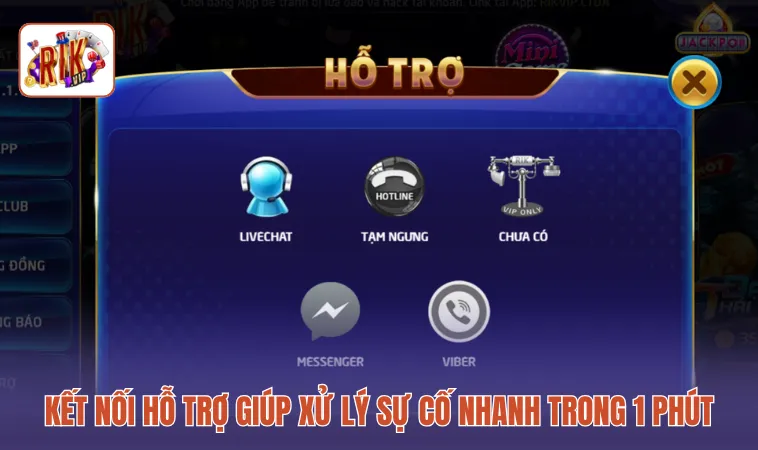 Kết nối hỗ trợ giúp xử lý sự cố nhanh trong 1 phút