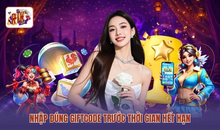 Nhập đúng giftcode trước thời gian hết hạn
