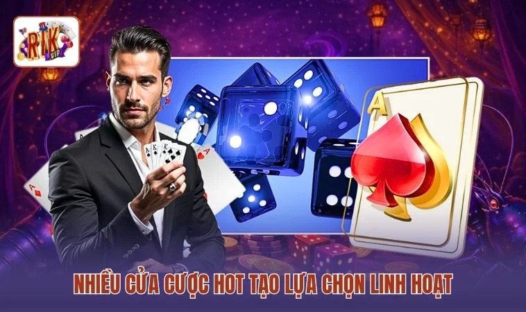 Live Xóc Dĩa RIKVIP - Mở Cược 24/7 Với Thưởng Hấp Dẫn 4 Nhiều cửa cược hot tạo lựa chọn linh hoạt