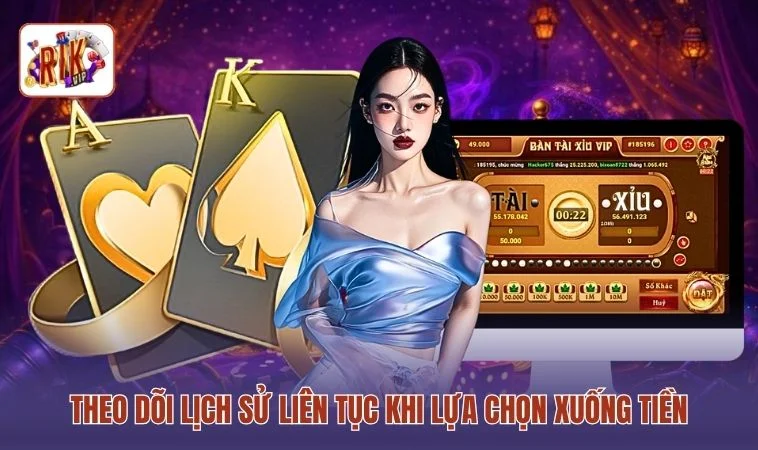 Live Tài Xỉu RIKVIP - 3 Cửa Cược Tạo Nhịp Chơi Kịch Tính 4 Theo dõi lịch sử liên tục khi lựa chọn xuống tiền